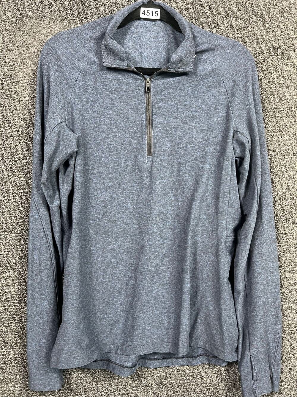 Lululemon Surge Warm 1/2 Zip Pullover Mens Size M Dark Blue M3DBVS Long Sleeves